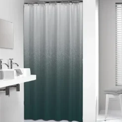 Sealskin douchegordijn blend 180x200cm groen /wit