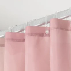 Sealskin douchegordijn earth 180x200cm donker roze/wit