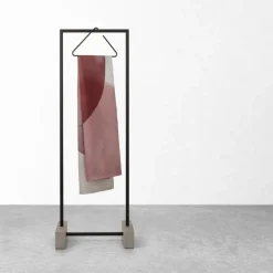 Sealskin douchegordijn earth 180x200cm donker roze/wit