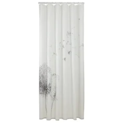 Sealskin douchegordijn flow 180x200cm zwart/wit