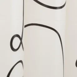 Sealskin douchegordijn mind 180x200cm zwart/wit