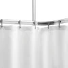 Sealskin Easy Roll douchegordijnstang mat aluminium 90x90 cm incl. haken en plafondsteun