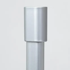 Sealskin Easy Roll douchegordijnstang mat aluminium 90x90 cm incl. haken en plafondsteun
