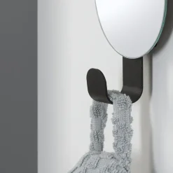 Sealskin Haak Brix Zwart met Spiegel