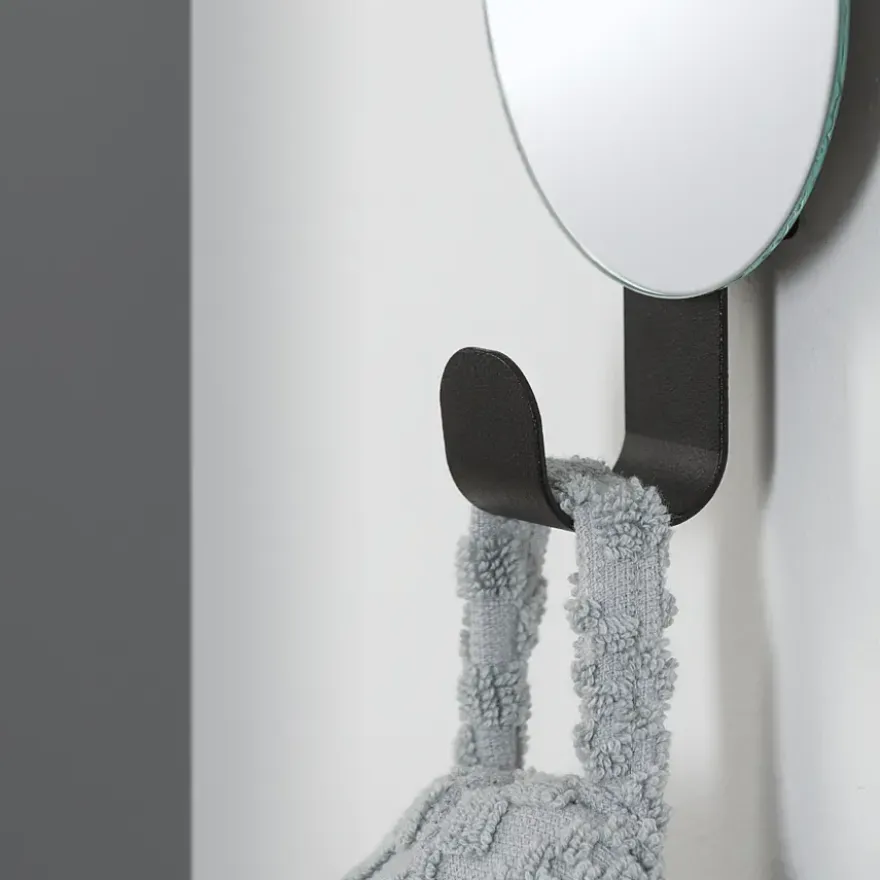 Sealskin Haak Brix Zwart met Spiegel