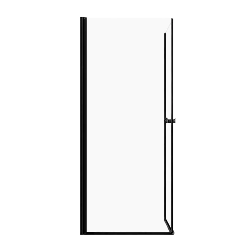 Sealskin hoekinstap deur voor douchecabine Hooked mat zwart 90 x 90 x 200 cm