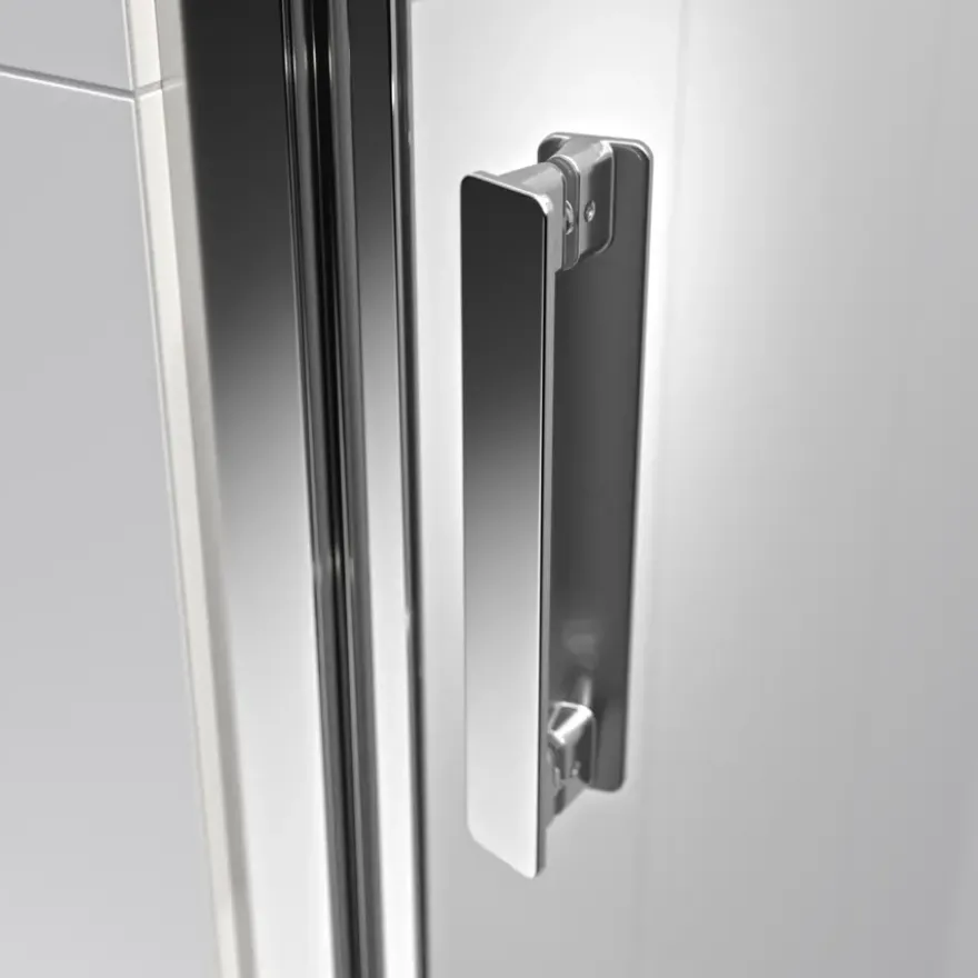 Sealskin Inc. Draaideur en zijwand 90x90x200 cm met douchemand, 8 mm helder veiligheidsglas met antikalklaag Zilver hoogglans