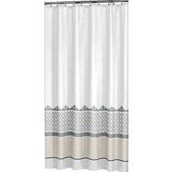 Sealskin Marrakech Douchegordijn Textiel 180x200 cm Zilver