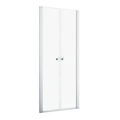 Sealskin pendeldeur voor douche nis chroom 90 x 200 cm
