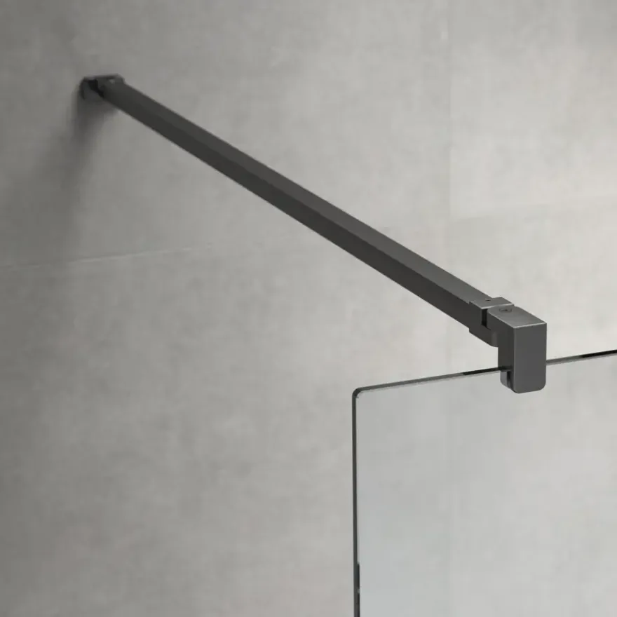Sealskin Pure Zijwand Voor Combinatie Met Draaideur 100X200 Cm gunmetal grijs
