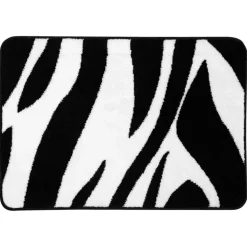 Sealskin Safari badmat zwart 60 x 90 cm