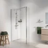 Sealskin Seev Draaibaar panel voor inloopdouche 30x195 cm, 6 mm helder veiligheidsglas Zilver hoogglans