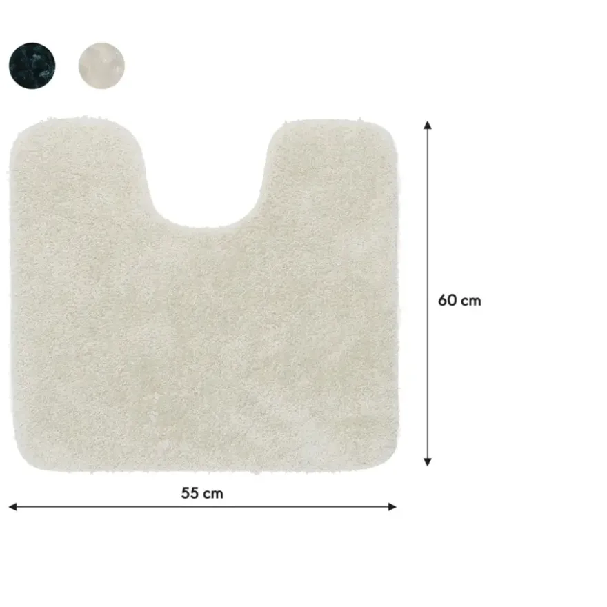 Sealskin toiletmat angora 55x60cm off-white