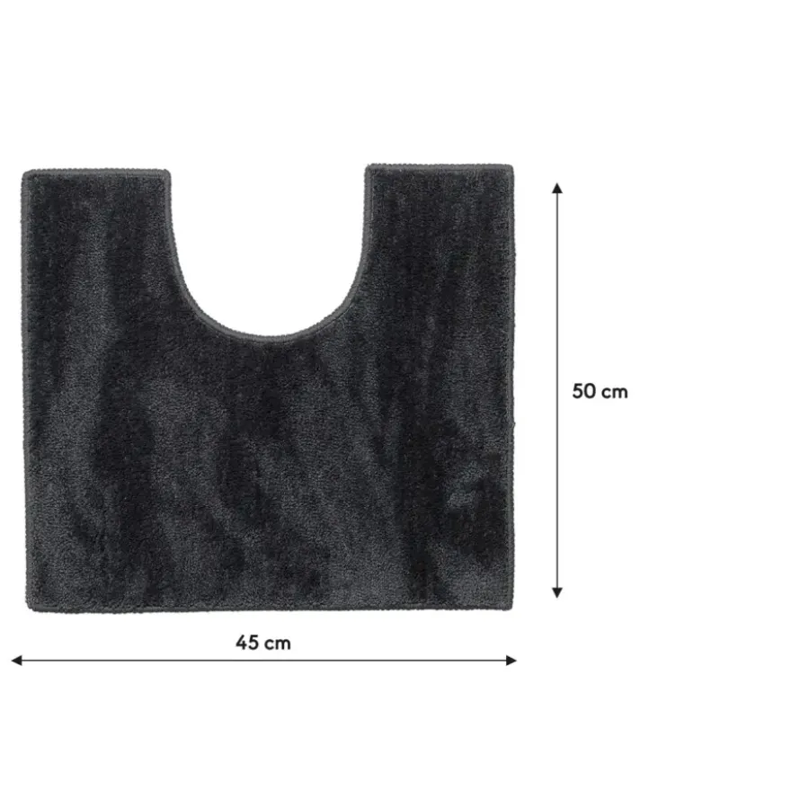 Sealskin toiletmat doux 45x50cm donkergrijs