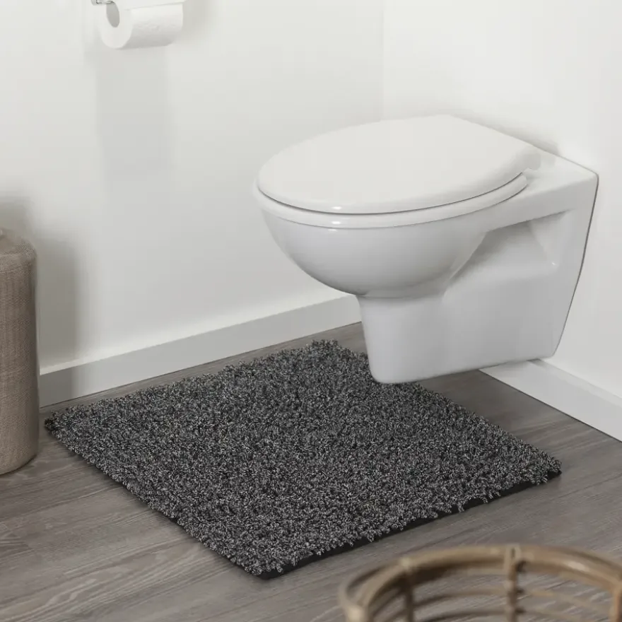 Sealskin WC mat Misto Zwart 60x60 cm