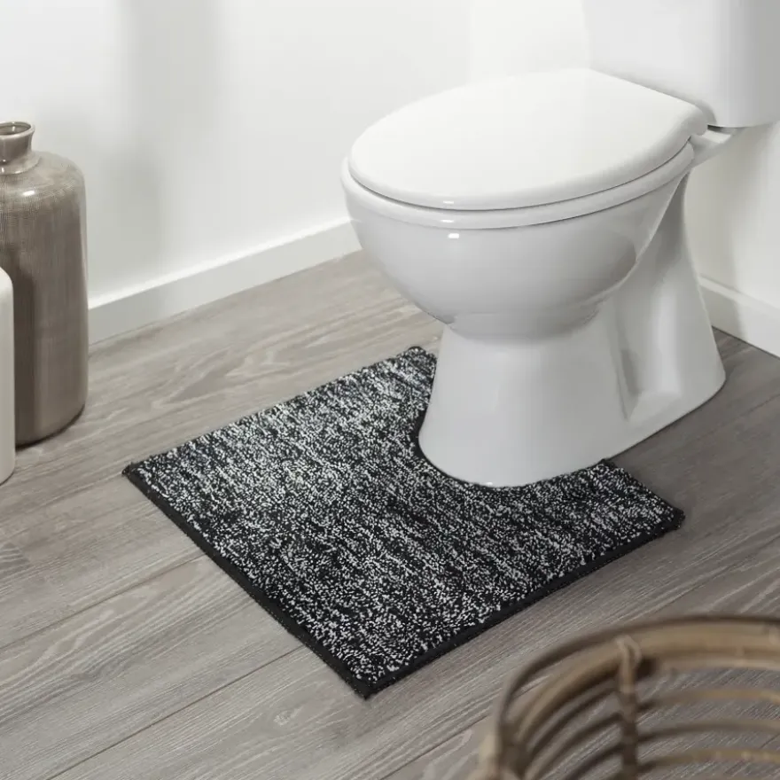 Sealskin WC mat Speckles Zwart 50x45 cm