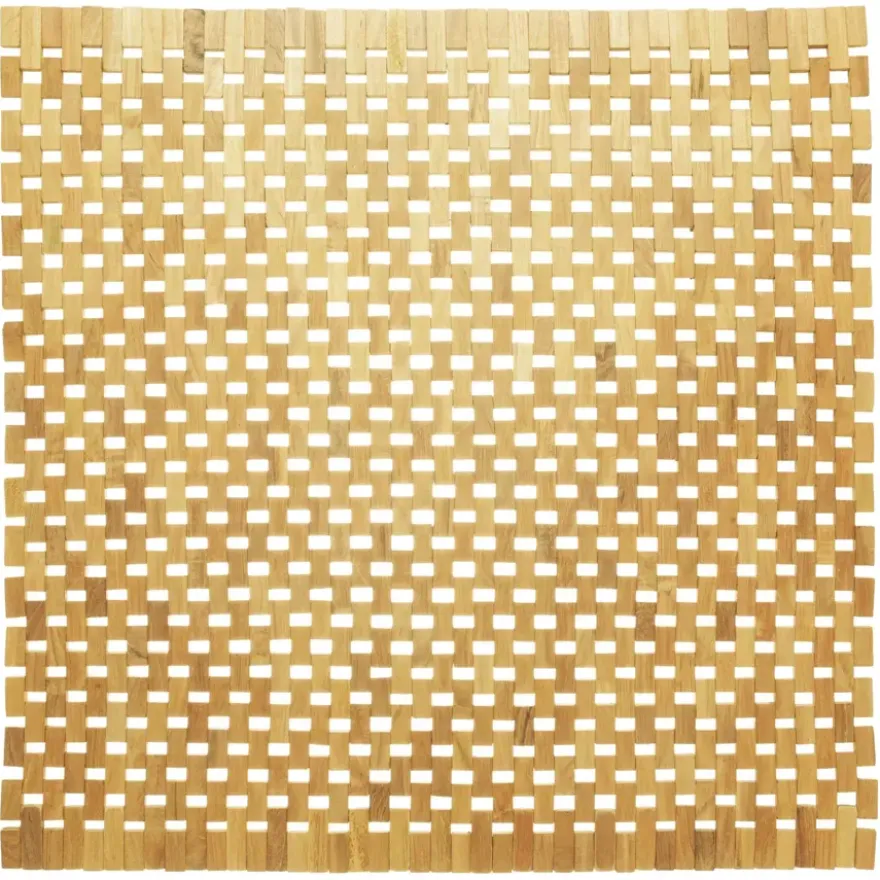 Sealskin Woodblock wc mat Teak 60 x 60 cm