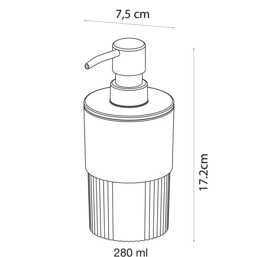 Sealskin Zeepdispenser Brave donker groen 380 ml vrijstaand