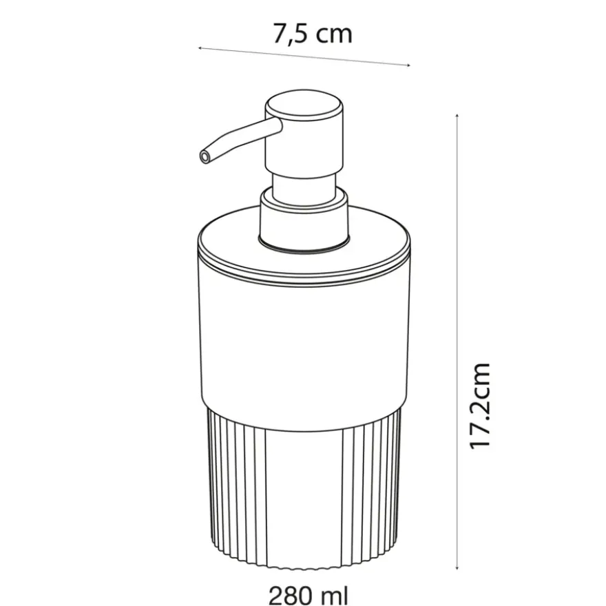 Sealskin Zeepdispenser Brave donker groen 380 ml vrijstaand