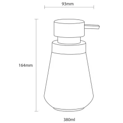 Sealskin Zeepdispenser Conical Porselein Wit