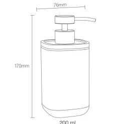Sealskin Zeepdispenser Mind donker groen 200 ml vrijstaand