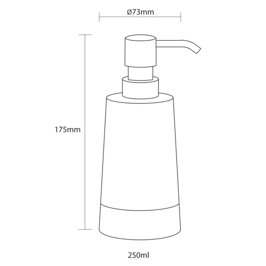 Sealskin zeepdispenser polyresin glossy goud