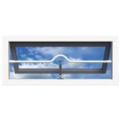 SecuBar barrièrestang Twist Combi RAL 9010 (Wit) SKG 2-sterren 97 cm