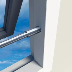 SecuBar barrièrestang Twist RVS SKG 2-sterren 99 cm