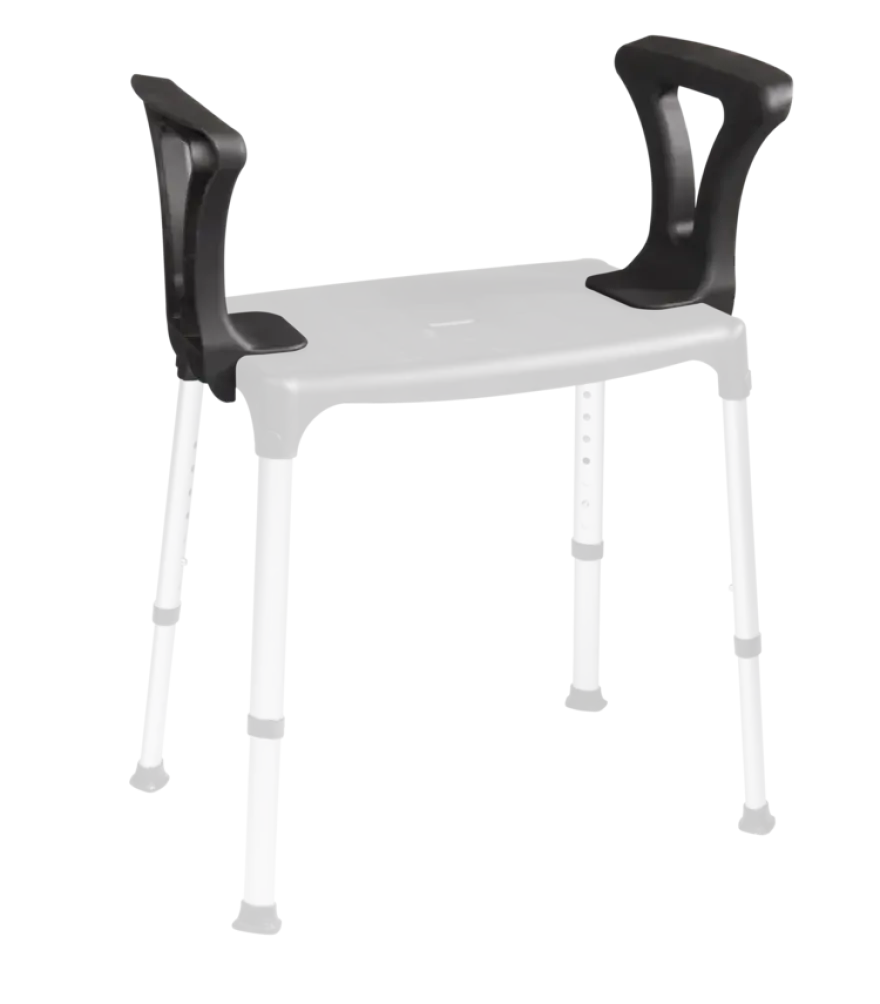 Secucare armleuning zwart tbv Quattro stoel