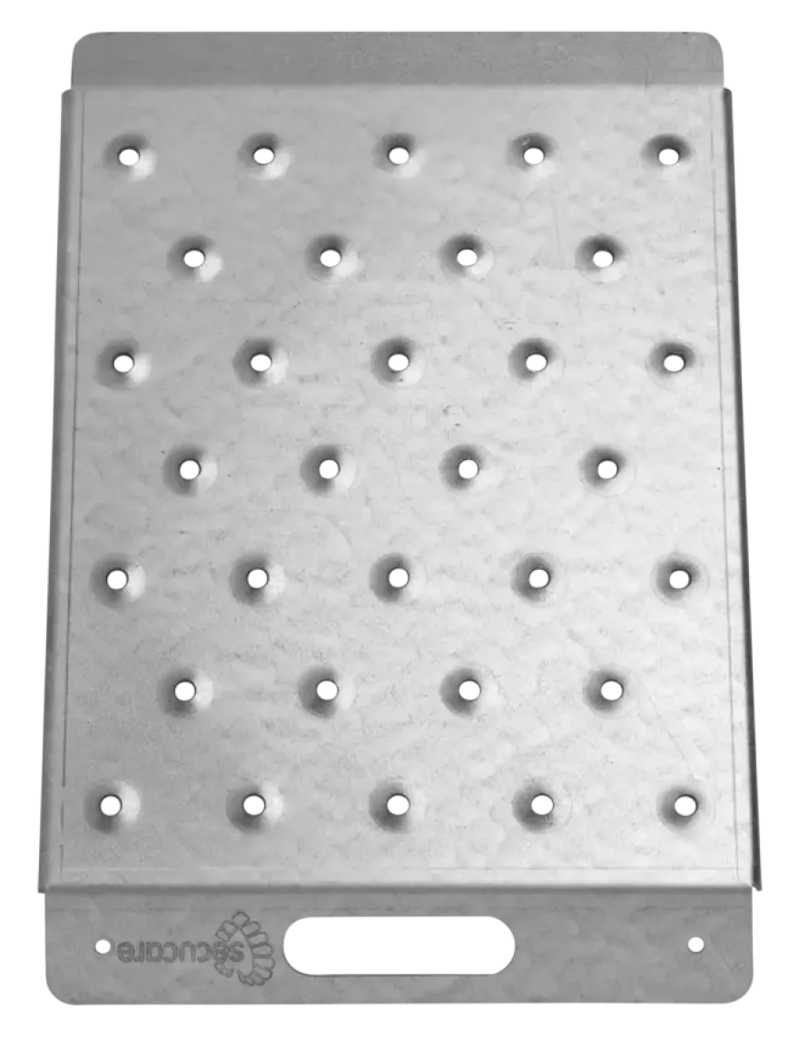 Secucare drempelhulp plus mini 2 B=25 cm H=7-15 cm staal verzinkt