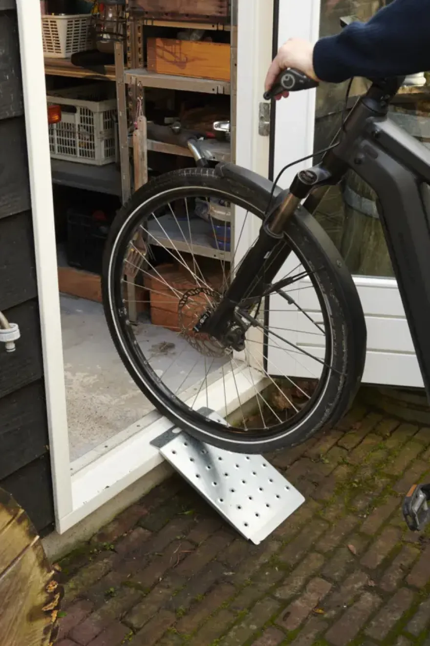 Secucare drempelhulp plus mini 2 B=25 cm H=7-15 cm staal verzinkt
