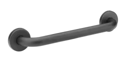Secucare wandbeugel 30 cm diameter 25 mm RVS zwart