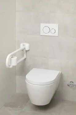 Secucare wc-rolhouder tbv wc-beugel premium opklapbaar wit