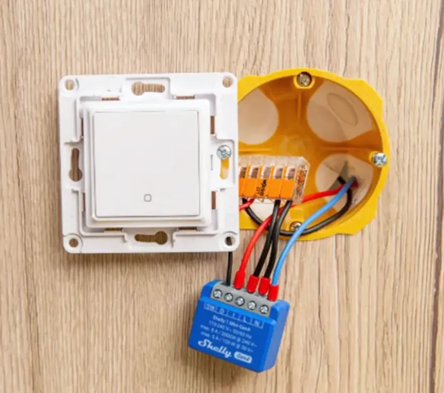 Shelly 1 Mini Gen4 slimme schakelaar WiFi
