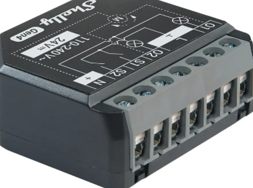 Shelly 2PM Gen4 slimme schakelaar & energiemeter WiFi (2-kanaals)