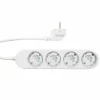 Shelly Power Strip 4 Gen4 slimme stekkerdoos & energiemeter WiFi Zigbee Matter wit (4-kanalen)