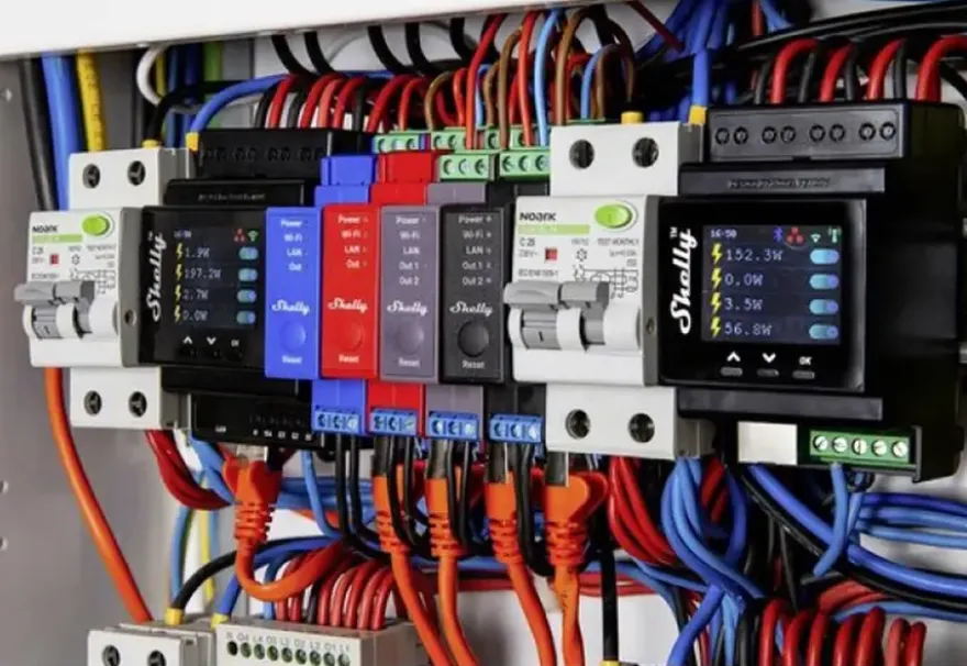 Shelly Pro 1 slimme schakelaar WiFi Bluetooth DIN-rail