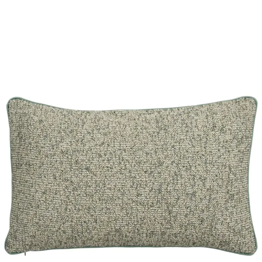Sierkussen bouclé groen - l45xb45xh10cm
