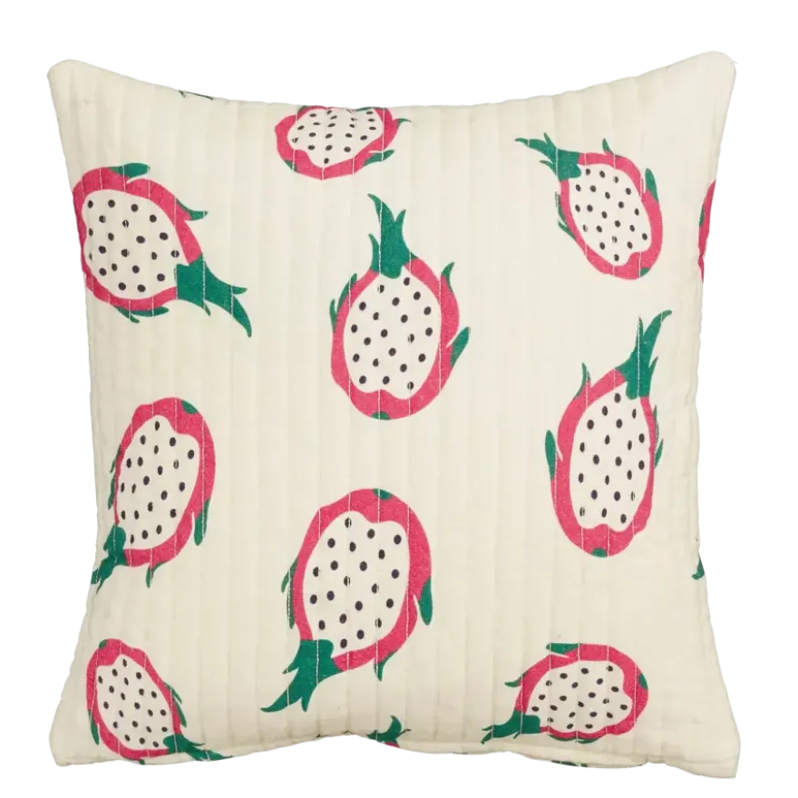 Sierkussen dragon fruit - l45xb45xh10cm