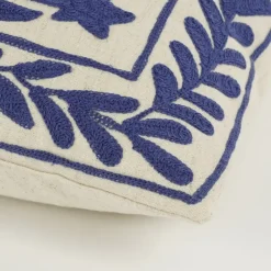 Sierkussen granaatappel blauw - l45xb45xh10cm