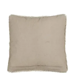 Sierkussen graphic beige - l45xb45xh10cm