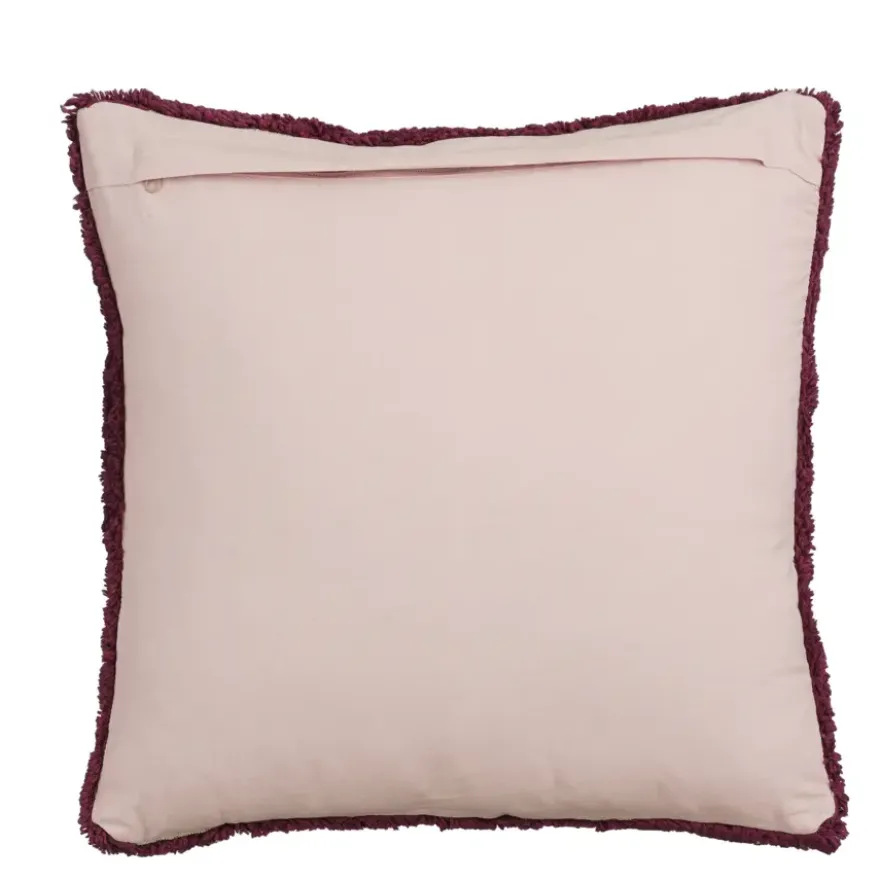 Sierkussen hart donker roze - l45xb45xh10cm