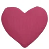 Sierkussen hart donker roze - l50xb45xh8cm