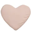 Sierkussen hart licht roze - l50xb45xh8cm