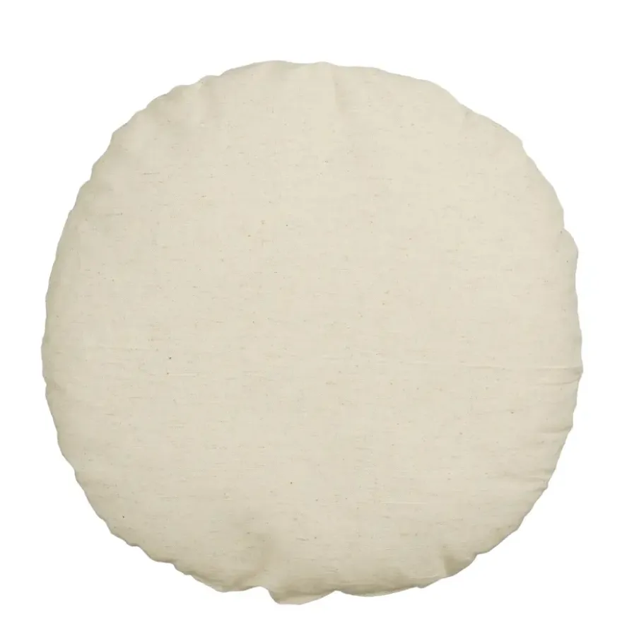 Sierkussen rond lila - h10xd45cm