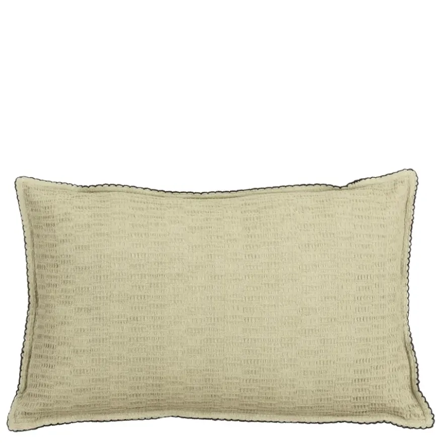Sierkussen ruit beige - l55xb35xh10cm