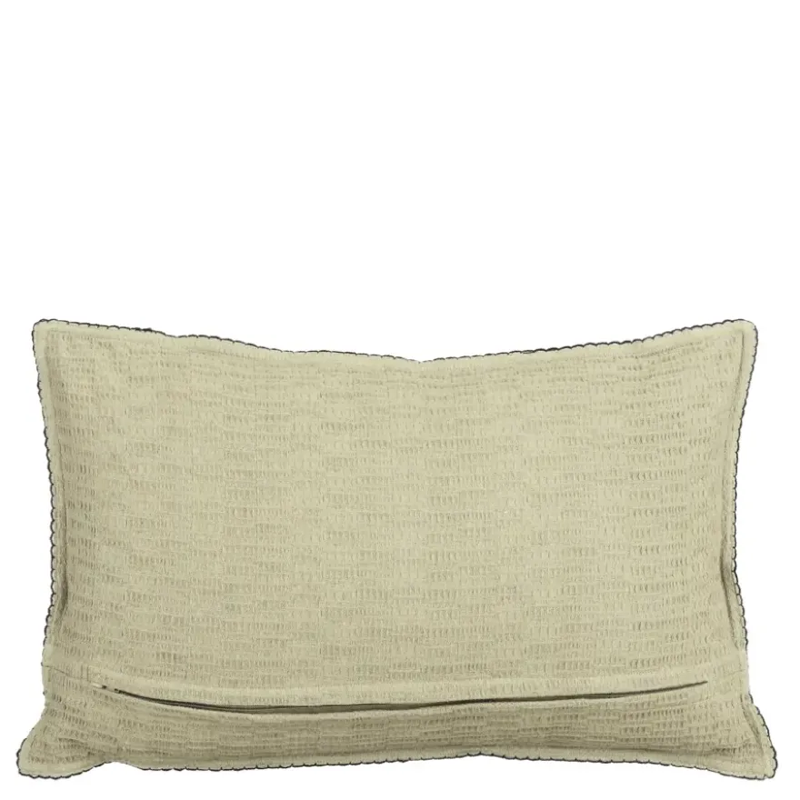 Sierkussen ruit beige - l55xb35xh10cm