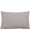 Sierkussen ruit blauw - l55xb35xh10cm