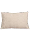 Sierkussen ruit crème - l55xb35xh10cm