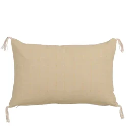 Sierkussen ruit licht bruin - l55xb35xh10cm